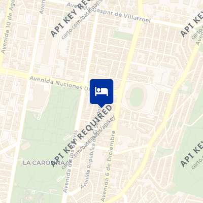 location of hotel on a map