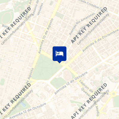 location of hotel on a map