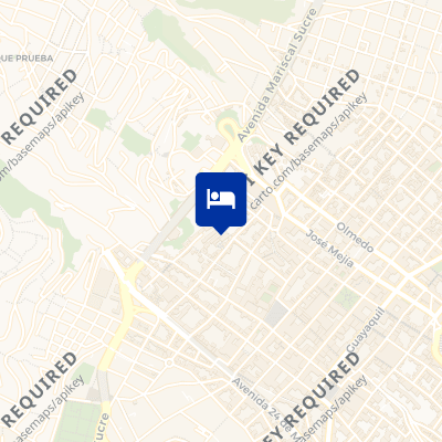 location of hotel on a map