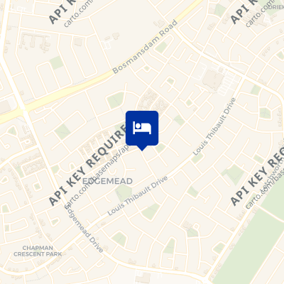 location of hotel on a map