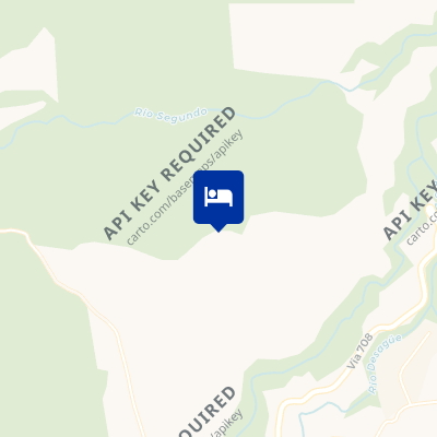 location of hotel on a map