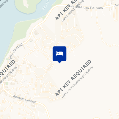 location of hotel on a map