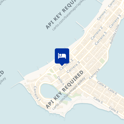 location of hotel on a map