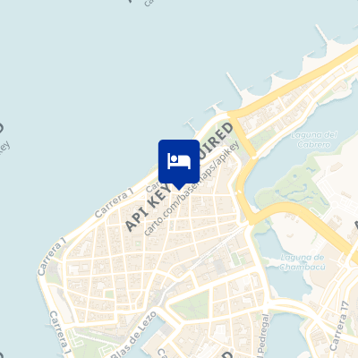 location of hotel on a map
