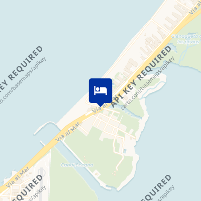 location of hotel on a map