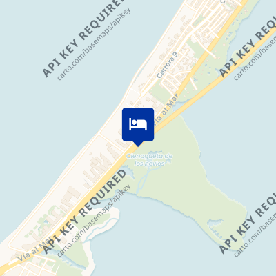 location of hotel on a map