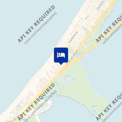 location of hotel on a map