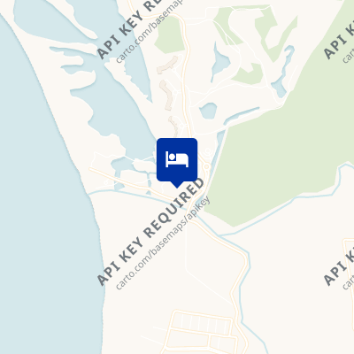 location of hotel on a map