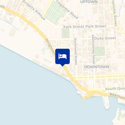 location of hotel on a map