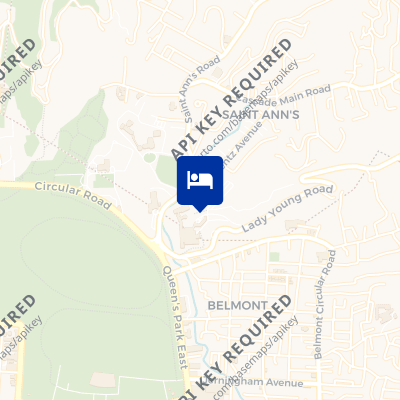 location of hotel on a map