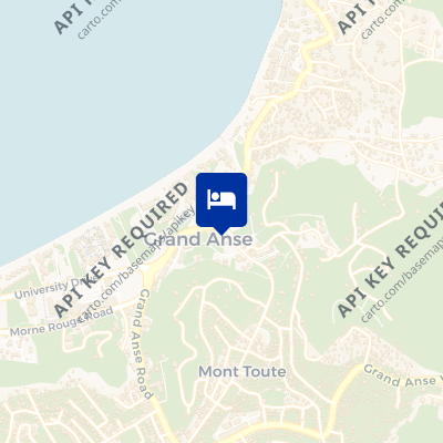 location of hotel on a map