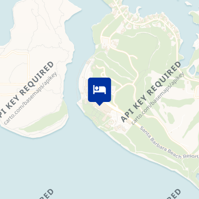 location of hotel on a map