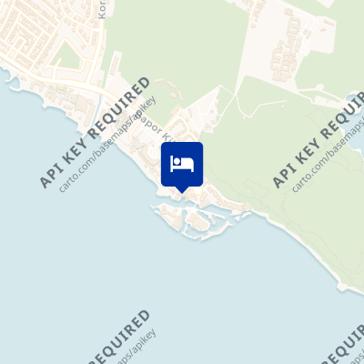 location of hotel on a map