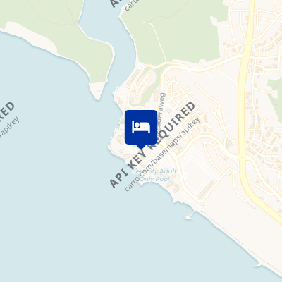 location of hotel on a map