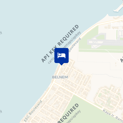 location of hotel on a map