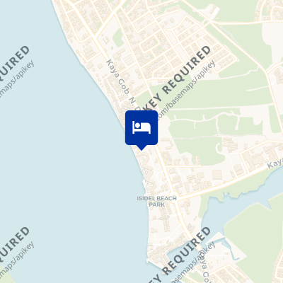 location of hotel on a map