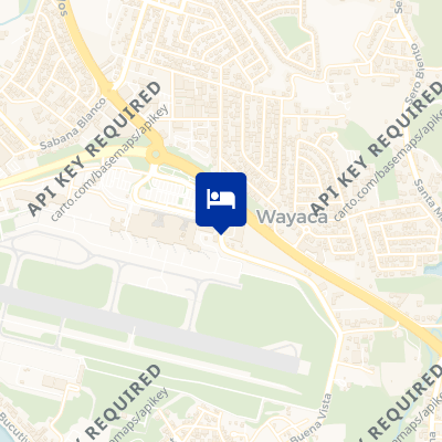 location of hotel on a map