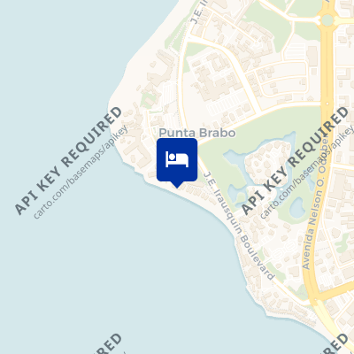 location of hotel on a map