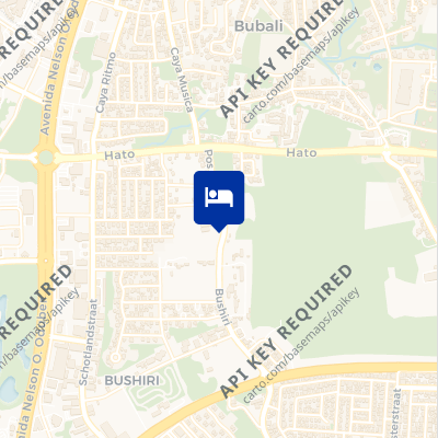 location of hotel on a map