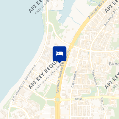 location of hotel on a map