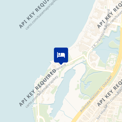 location of hotel on a map