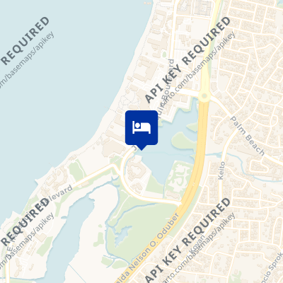 location of hotel on a map