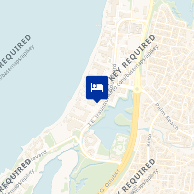 location of hotel on a map