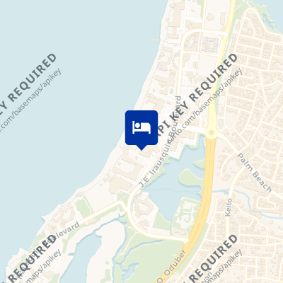 location of hotel on a map