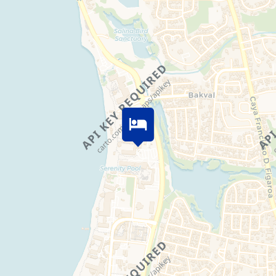 location of hotel on a map