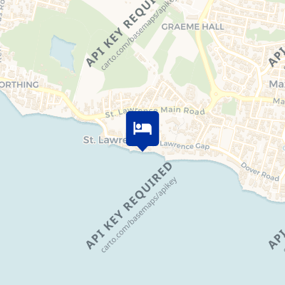 location of hotel on a map