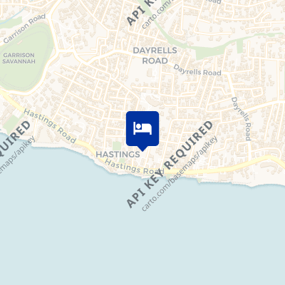 location of hotel on a map