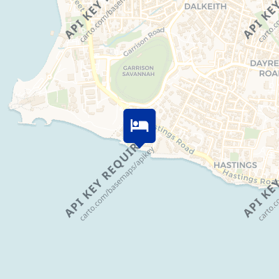 location of hotel on a map