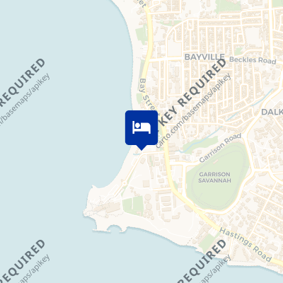 location of hotel on a map