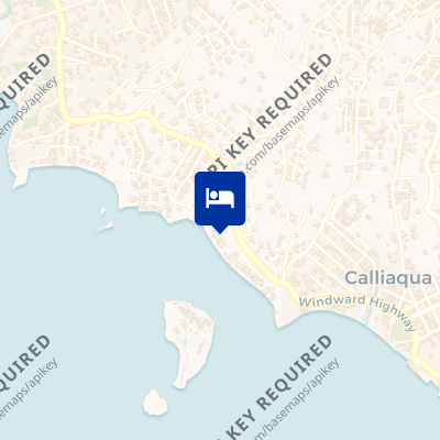 location of hotel on a map