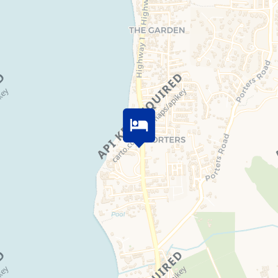 location of hotel on a map