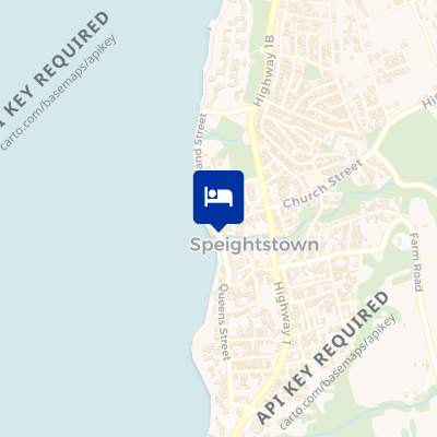 location of hotel on a map