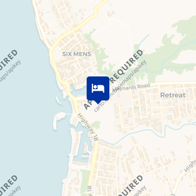 location of hotel on a map