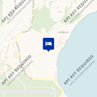 location of hotel on a map