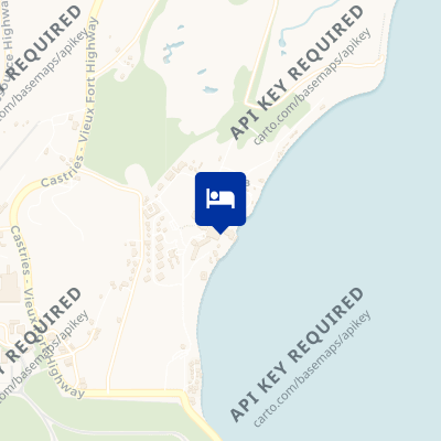 location of hotel on a map