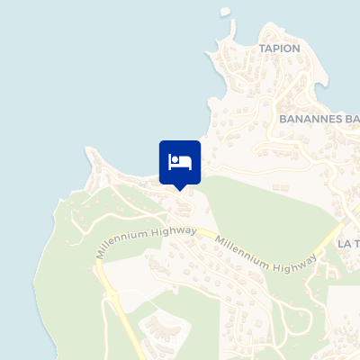 location of hotel on a map