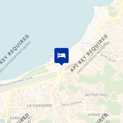 location of hotel on a map