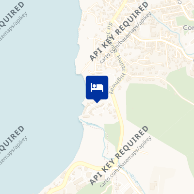 location of hotel on a map