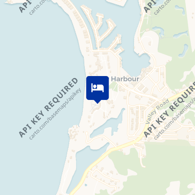 location of hotel on a map