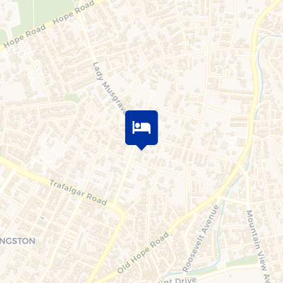 location of hotel on a map