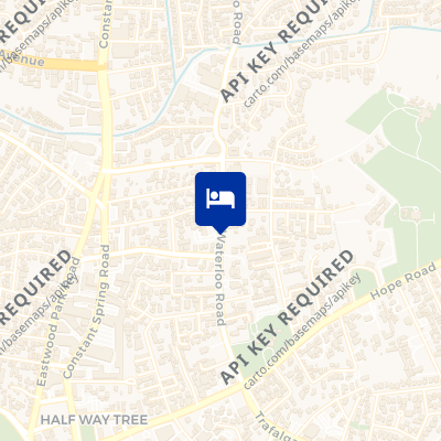 location of hotel on a map