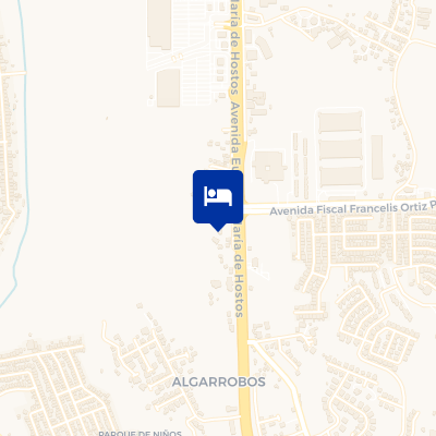 location of hotel on a map
