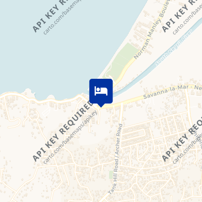 location of hotel on a map