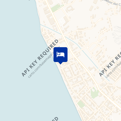 location of hotel on a map