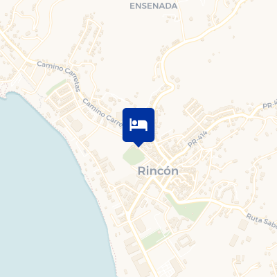 location of hotel on a map