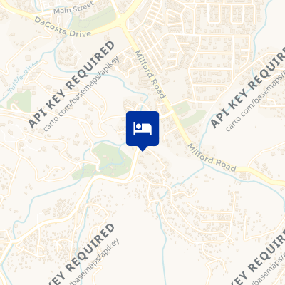 location of hotel on a map